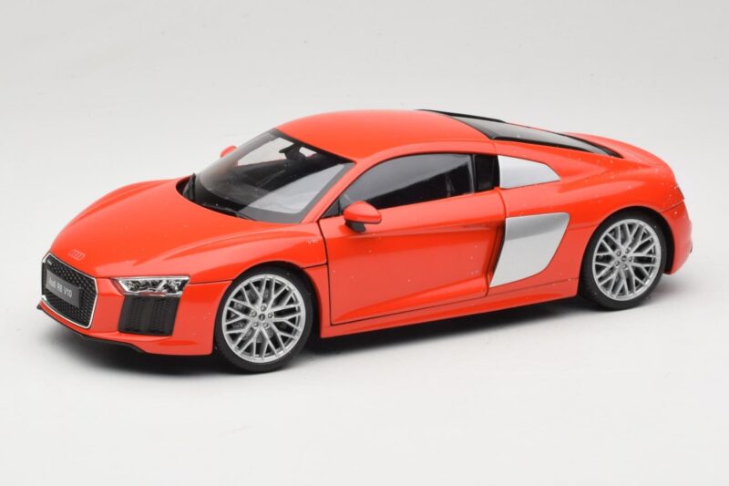 Audi R8 V10 Rot Welly 1:18 18052W Druckguss