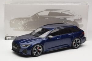 Audi RS6 C8 Avant Blue Metallic Minichamps 1:18 155018011 Druckguss — Bild 6 von 6