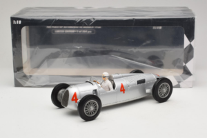 Auto Union Typ C #4 A. Varzi 2nd Place Monaco GP 1936 Minichamps 1:18 155361004 Druckguss — Bild 6 von 6