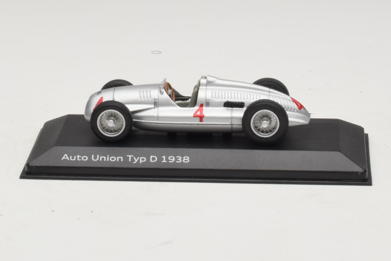 Auto Union Typ D #4 Silber Minichamps 1:43 5030900703-R1 Druckguss