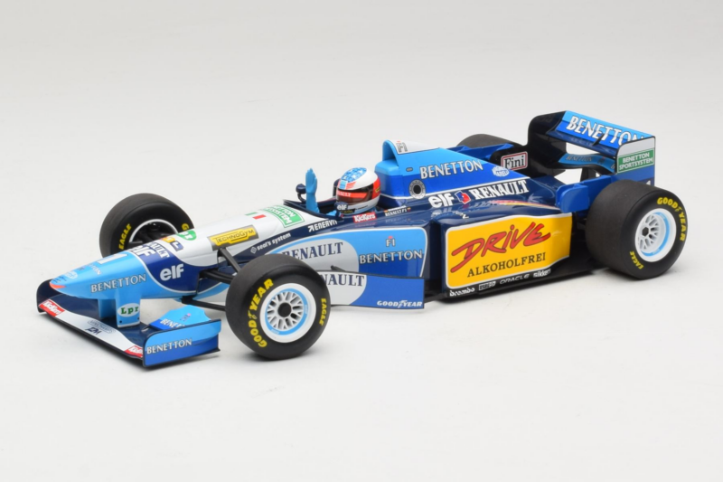 Benetton B195 Renault #1 M. Schumacher Benetton Formula French Grand Prix Winner 1995 Minichamps 1:18 100950001 Druckguss
