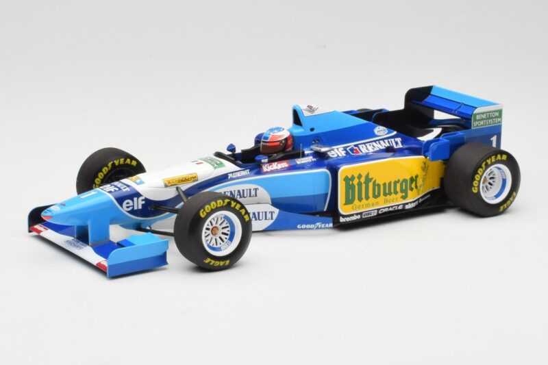 Benetton Renault B195 #1 M. Schumacher Winner Pacific GP F1 World Champion 1995 Minichamps 1:18 510953301 Druckguss