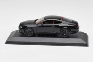 Bentley Continental GT Schwarz Mit Schwarzen Felgen Minichamps 1:43 BENTLEY002 Druckguss