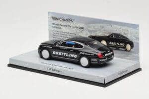 Bentley Continental GT World Record Car on Ice Schwarz Minichamps 1:43 436139026-O Druckguss — Bild 3 von 4