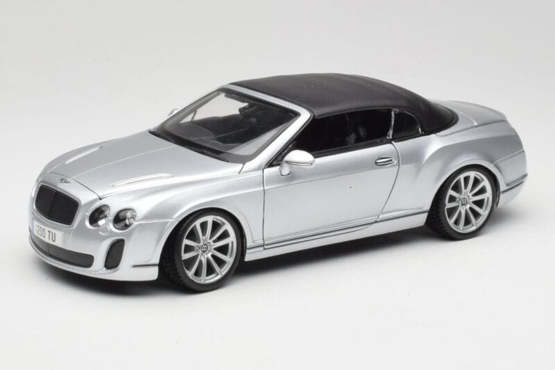 Bentley Continental Supersports Cabriolet 1. Generation Silber Bburago 1:18 18-11037S Druckguss
