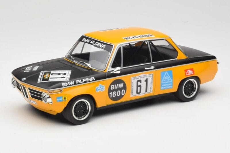 BMW 1600-2 BMW Alpina #61 R. Herzog / N. Lauda DNF 6 Hours Nurburgring 1970 Minichamps 1:18 155702661 Druckguss