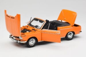 BMW 1600 Cabriolet Orange Minichamps 1:18 100021030-O Druckguss — Bild 2 von 8