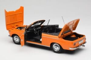 BMW 1600 Cabriolet Orange Minichamps 1:18 100021030-O Druckguss — Bild 5 von 8