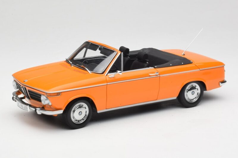 BMW 1600 Cabriolet Orange Minichamps 1:18 100021030-O Druckguss