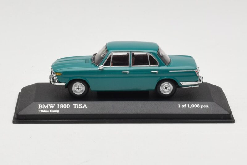 BMW 1800 TI/SA Dunkelgrün Minichamps 1:43 403025103 Druckguss
