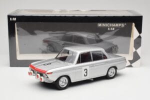 BMW 1800 TiSA #3 D. Glemser / J. Ickx 24 Hours of Spa 1965 Minichamps 1:18 155652903 Druckguss — Bild 6 von 6