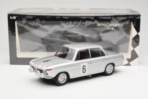 BMW 1800 TiSA #6 J. Munaron / K. Eppelein 24 Hours of Spa 1965 Minichamps 1:18 155652906 Druckguss — Bild 6 von 6