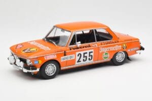 BMW 2002 Jagermeister #255 W. Stiller Rally Monte Carlo 1973 IXO 1:18 18RMC165 Druckguss