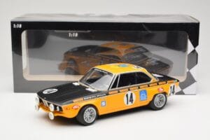 BMW 2800 CS BMW Alpina #14 H. Kelleners / G. Huber Winners 24 Hours of Spa 1970 Minichamps 1:18 155702714 Druckguss — Bild 6 von 6