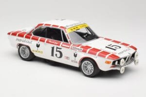 BMW 2800 CS E9 #15 Team Marabout Gaye / S. Braillard 24 Hours of Spa 1972 Minichamps 1:18 155722715 Druckguss — Bild 4 von 6