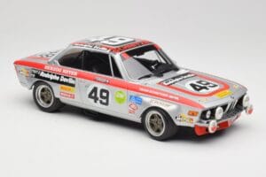 BMW 2800 CS E9 #49 Team Schnitzer G. Herzog / H. Heyer 24 Hours of Spa 1972 Minichamps 1:18 155722749 Druckguss — Bild 4 von 6