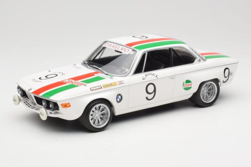 BMW 2800 CS E9 #9 Castrol BMW T. Moorkens / E. Haxhe 24 Hours of Spa 1971 Minichamps 1:18 155712709 Druckguss