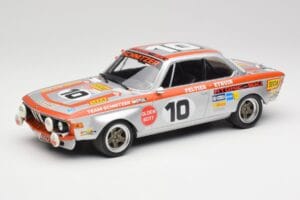 BMW 2800 CS Team Schnitzer #10 J. Fitzpatrick / J. Peltier Spa 1972 Minichamps 1:18 155722710 Druckguss