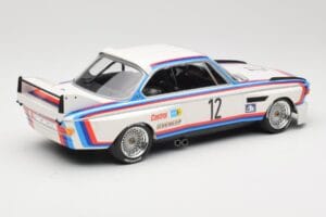 BMW 3.0 CSL E9 #12 BMW Motorsport C. Amon / H-J. Stuck Winners 6 Hours Nurburgring 1973 Minichamps 1:18 155732612 Druckguss — Bild 2 von 6