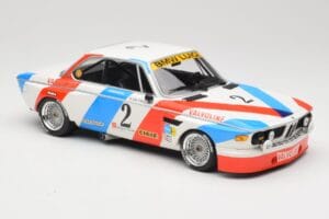 BMW 3.0 CSL E9 #2 Luigi Racing A. de Fierlant / P. Xhenceval Winners 24 Hours of Spa 1975 Minichamps 1:18 155752602 Druckguss — Bild 4 von 6