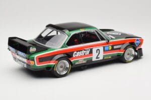 BMW 3.0 CSL E9 #2 Luigi Racing J-M. de Wael / A. de Fierlant Winners GP Nurburgring 1976 Minichamps 1:18 155762502 Druckguss — Bild 2 von 6