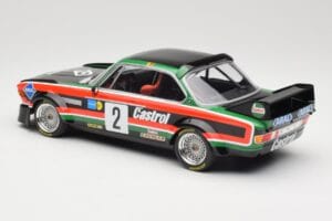 BMW 3.0 CSL E9 #2 Luigi Racing J-M. de Wael / A. de Fierlant Winners GP Nurburgring 1976 Minichamps 1:18 155762502 Druckguss — Bild 5 von 6