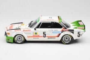 BMW 3.0 CSL E9 #5 Assoc Interim J-C. Chavan / A. Detrin Winners 24 Hours of Spa 1976 Minichamps 1:18 155762505 Druckguss — Bild 3 von 6
