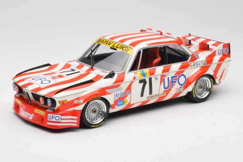 BMW 3.0 CSL E9 #71 Luigi Racing P. Xhenceval / J. Dieudonné 24 Hours of Le Mans 1977 Minichamps 1:18 155772571 Druckguss
