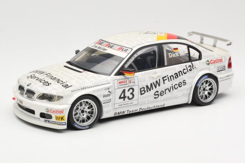 BMW 320i E46 #43 D. Muller WTCC 2005 AUTOart 1:18 80543 Druckguss