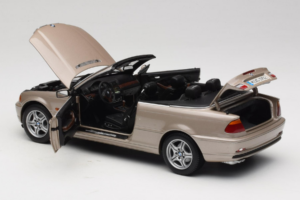BMW 328i E46 Cabriolet Sand Beige Metallic Kyosho 1:18 80430009756 Druckguss — Bild 6 von 9