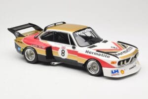 BMW 3.5 CSL E9 Hermetite #8 J. Fitzpatrick / T. Walkinshaw 1000 km Nurburgring 1976 Minichamps 1:18 155762608 Druckguss — Bild 4 von 6