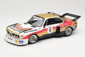 BMW 3.5 CSL E9 Hermetite #8 J. Fitzpatrick / T. Walkinshaw 1000 km Nurburgring 1976 Minichamps 1:18 155762608 Druckguss