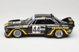 BMW 3.5 CSL E9 #44 A.S.P.M. Tanday Music J-C. Justice / J. Belin 24 Hours of Le Mans 1976 Minichamps 1:18 155762644 Druckguss — Bild 3 von 6