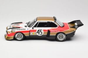 BMW 3.5 CSL E9 #45 Hermetite T. Walkinshaw / J. Fitzpatrick 24 Hours of Le Mans 1976 Minichamps 1:18 155762645 Druckguss — Bild 3 von 6