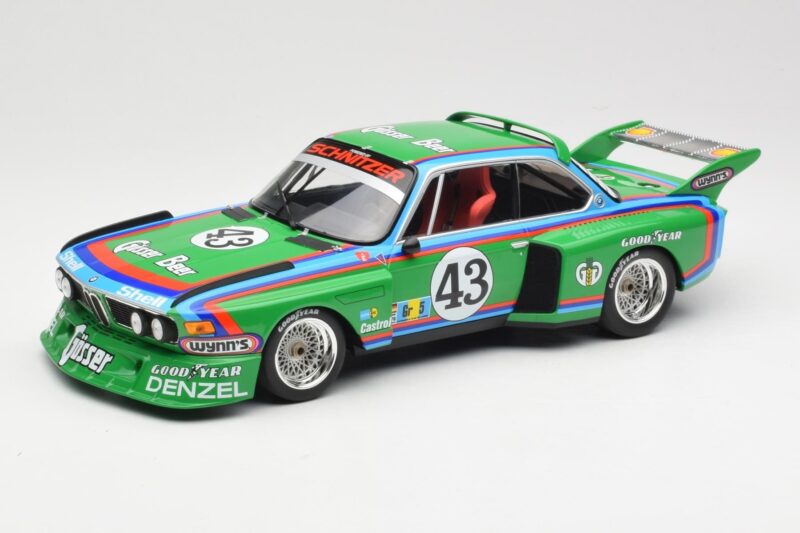 BMW 3.5 CSL E9 Schnitzer #43 D. Quester / A. Krebs 24 Hours of Le Mans 1976 Minichamps 1:18 155762643 Druckguss