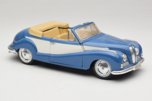 BMW 502 Cabriolet Blau Tchibo 1:18 45396 Druckguss — Bild 6 von 8