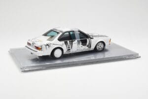 BMW 635 CSi E24 Art Car Robert Rauschenberg AUTOart 1:18 80430150924 Druckguss — Bild 2 von 8