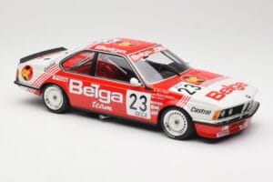 BMW 635 CSi E24 Belga Juma Racing M. Winkelhock / T. Regout 24 Hours of Spa 1985 Minichamps 1:18 155852523 Druckguss — Bild 4 von 6