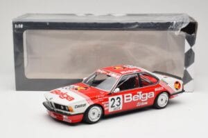 BMW 635 CSi E24 Belga Juma Racing M. Winkelhock / T. Regout 24 Hours of Spa 1985 Minichamps 1:18 155852523 Druckguss — Bild 6 von 6
