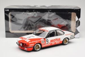 BMW 635 CSi E24 #9 Hollinger / P. Giroix Garage du Bac 24 Hours of Spa 1984 Minichamps 1:18 155842509 Druckguss — Bild 6 von 6