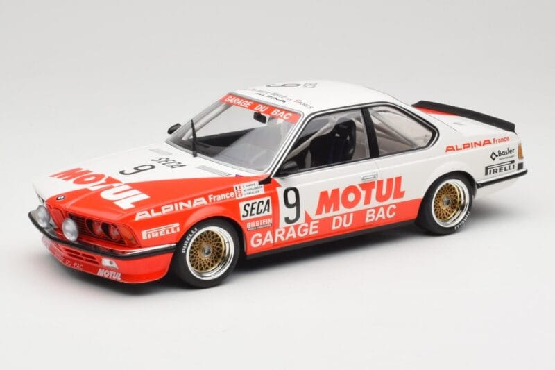 BMW 635 CSi E24 #9 Hollinger / P. Giroix Garage du Bac 24 Hours of Spa 1984 Minichamps 1:18 155842509 Druckguss