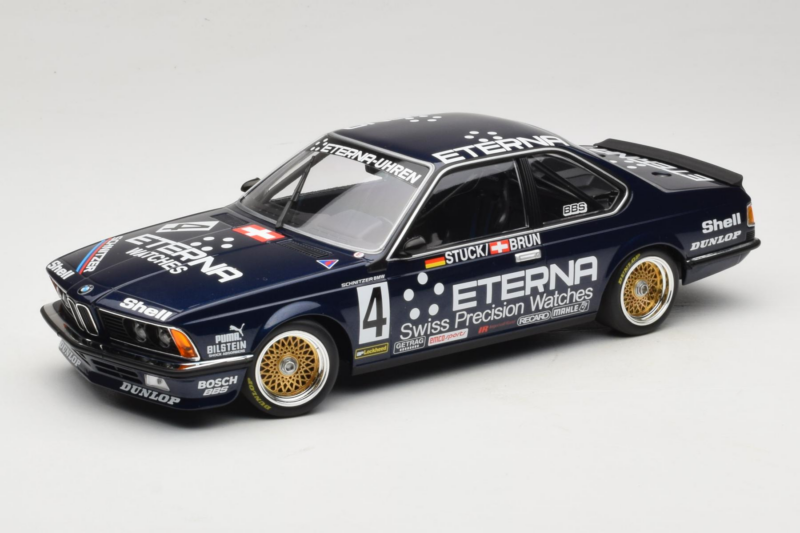 BMW 635 CSi E24 Schnitzer Eterna #4 H. Stuck / W. Brun 3rd Place Brno Grand Prix ETCC 1983 Minichamps 1:18 155832504 Druckgus