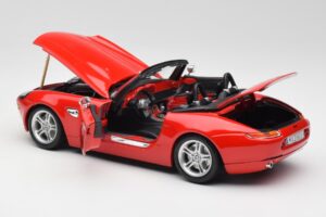 BMW Z8 E52 Roadster Hellrot Bburago 1:18 12032 Druckguss — Bild 5 von 8