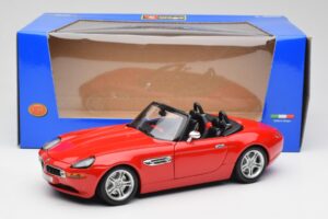 BMW Z8 E52 Roadster Hellrot Bburago 1:18 12032 Druckguss — Bild 8 von 8