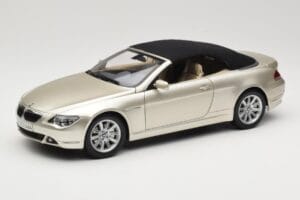 BMW 6 Series E64 Cabriolet Mineral Silver Metallic Kyosho 1:18 80430153437 Druckguss — Bild 3 von 9