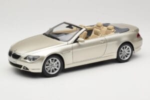 BMW 6 Series E64 Cabriolet Mineral Silver Metallic Kyosho 1:18 80430153437 Druckguss