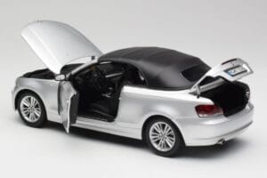 BMW 135i E88 Cabriolet Titan Silber Kyosho 1:18 80430427021 Druckguss — Bild 5 von 8