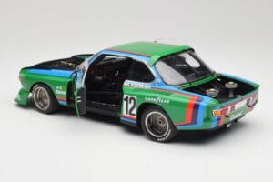 BMW 3.5 CSL E9 Gruppe 5 #12 H. Quester / G. Nilsson Zeltweg Winner 1976 Minichamps 1:18 180762012 Druckguss — Bild 5 von 8