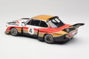BMW 3.5 CSL E9 Gruppe 5 #4 J. Fitzpatrick / T. Walkinshaw Silverstone Winner 1976 Minichamps 1:18 180762004 Druckguss — Bild 7 von 8