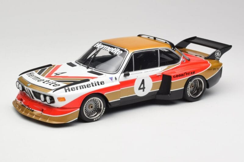 BMW 3.5 CSL E9 Gruppe 5 #4 J. Fitzpatrick / T. Walkinshaw Silverstone Winner 1976 Minichamps 1:18 180762004 Druckguss